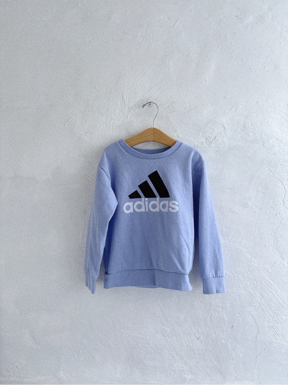 Adidas cotton blend crewneck girls size 6